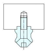 Q-ロックエレメント ホールタイプ ピンボルトセット（空圧式,油圧式